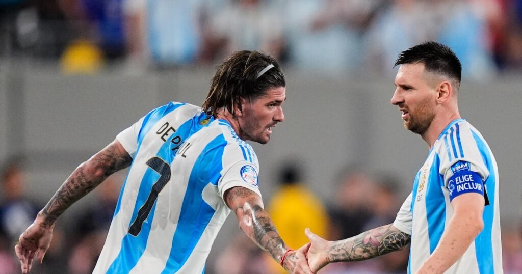 Inter Miami fecha contratação do argentino De Paul, companheiro de Messi na seleção
