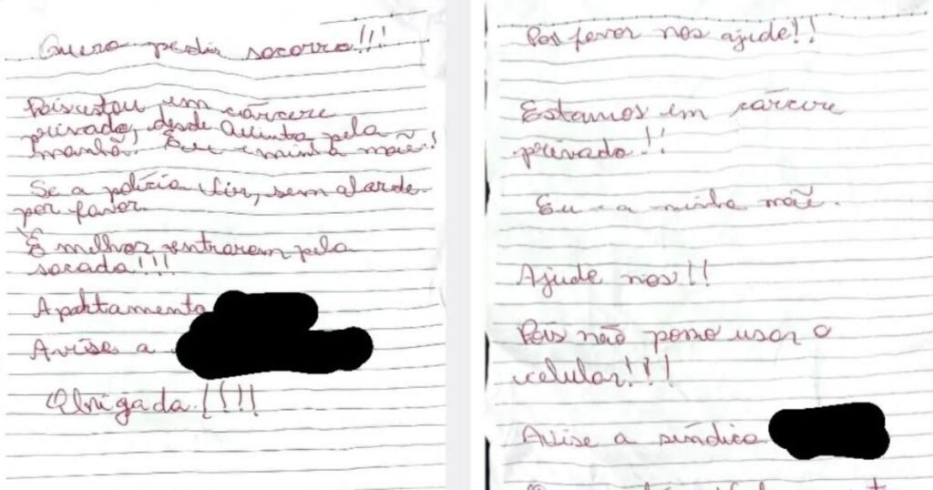 Mãe e filha são resgatadas de cárcere privado no PR após vizinho encontrar bilhetes de socorro