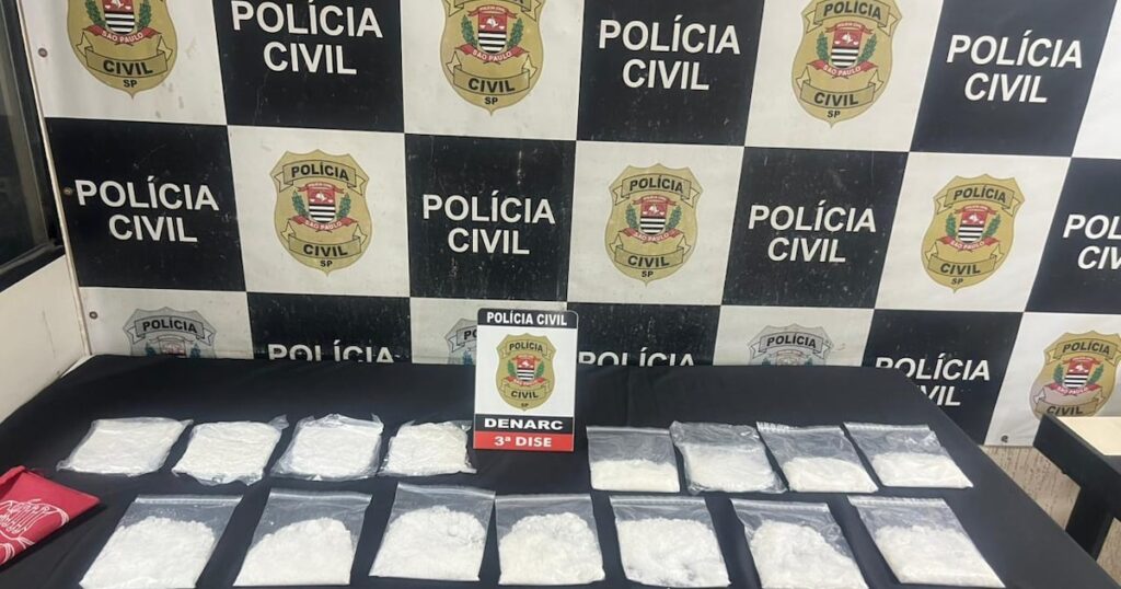 Conexão México: polícia faz maior apreensão de metanfetamina em São Paulo e prende 3
