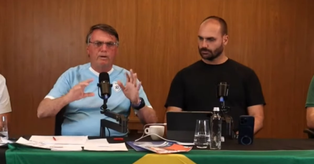 Se escapar do Congresso, Eduardo Bolsonaro cai no STF; o pai cai nos dois
