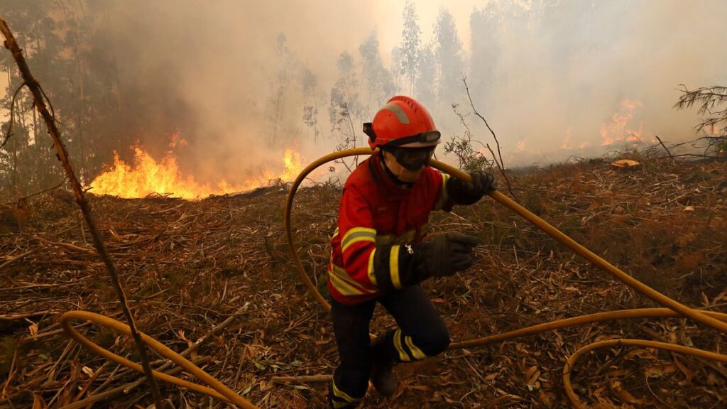 Vídeo. Incêndios ameaçam aldeias em Portugal devido a calor extremo