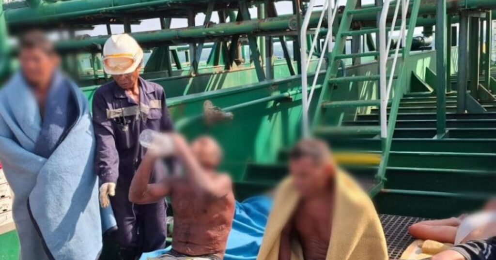Grupo de pescadores é resgatado do mar após ficar mais de 72 horas à deriva