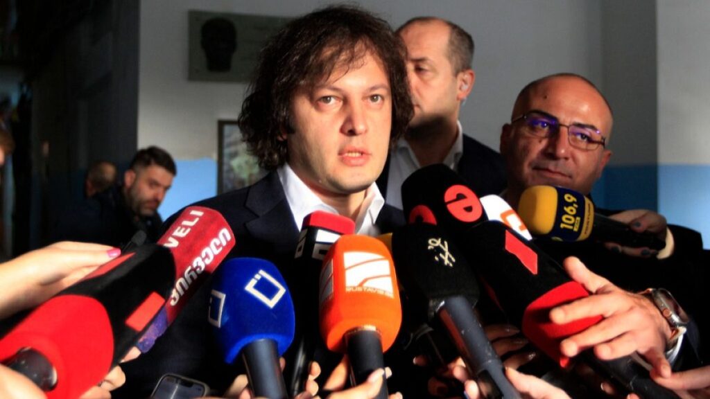 Primeiro-ministro da Geórgia diz que o caminho para a adesão à UE continua "firme e irreversível"