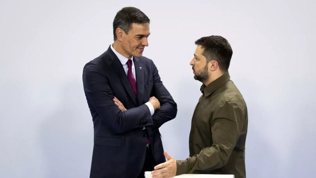 Sánchez e Zelenskyy mantêm conversa telefónica no meio da escalada dos ataques russos