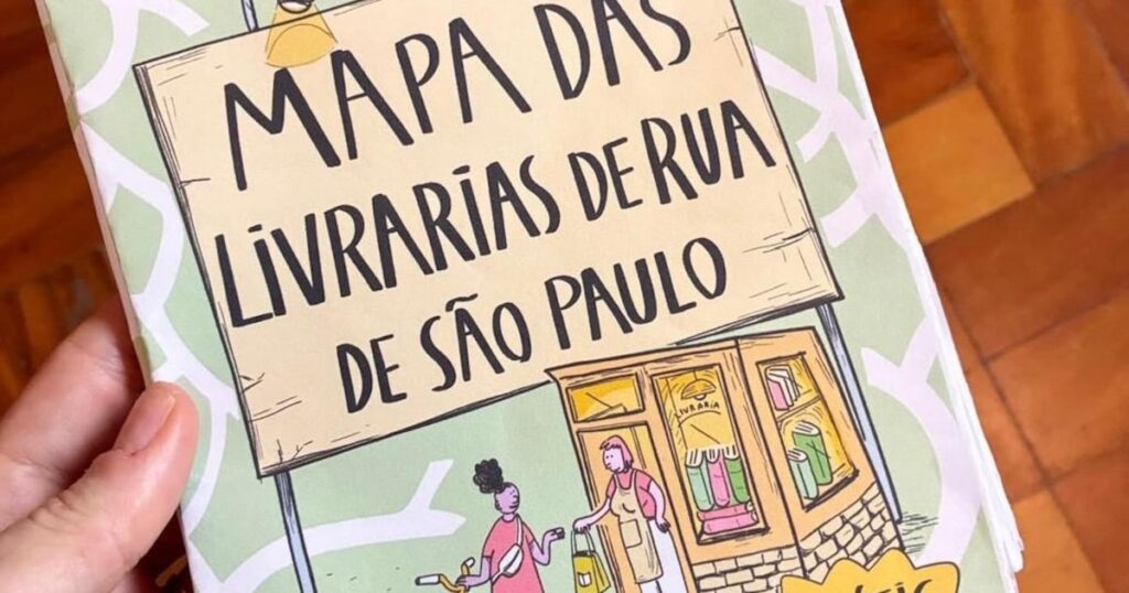 São Paulo ganha mapa com 37 livrarias de rua; saiba como obter