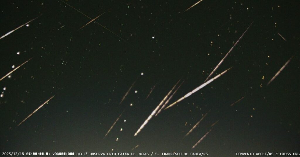 Chuvas de meteoros poderão ser vistas do Brasil em 2026? Entenda o fenômeno