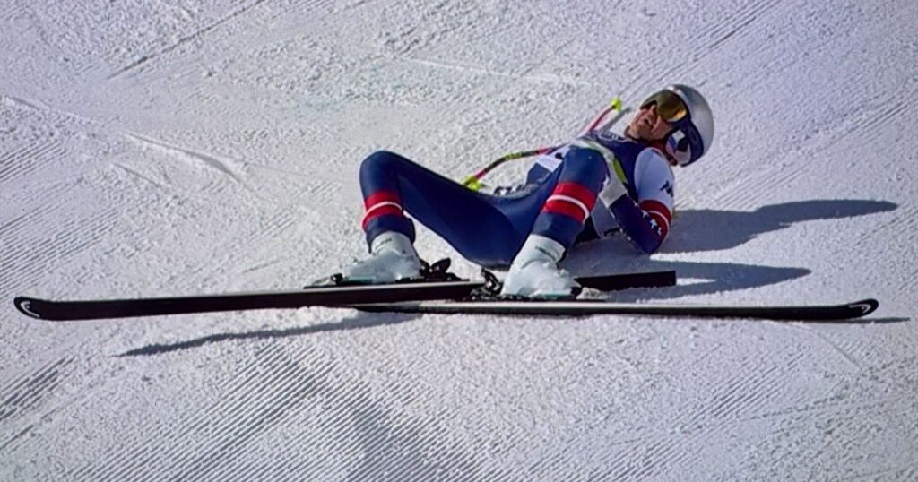 Lindsey Vonn recebe alta após grave acidente que encerrou retorno olímpico
