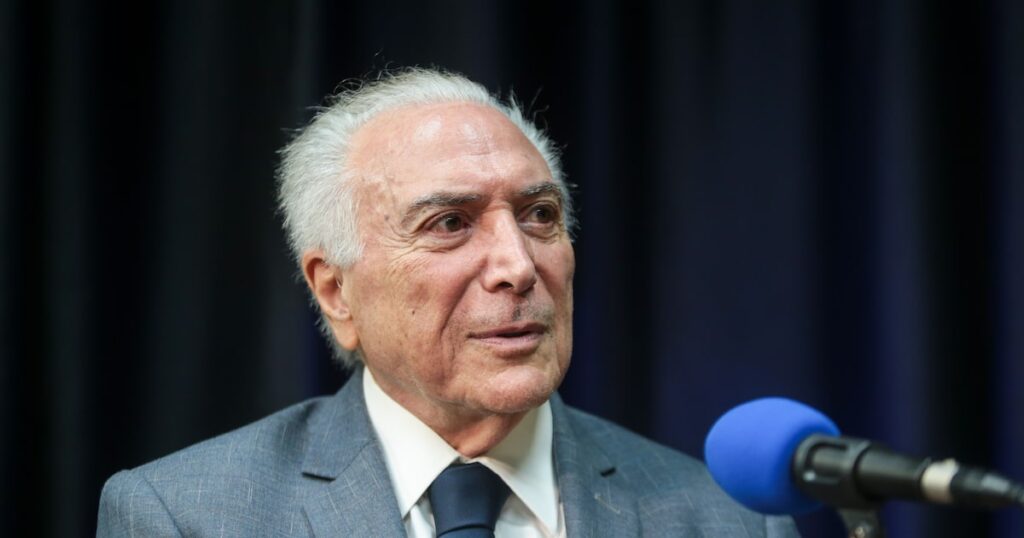 MDB vai incluir Michel Temer em pesquisa para Presidência nas eleições de 2026