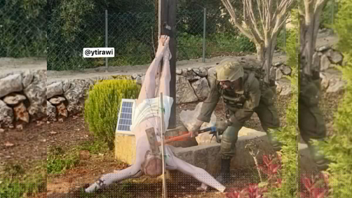 Netanyahu condena soldado das FDI por vandalizar estátua de Jesus no Sul do Líbano