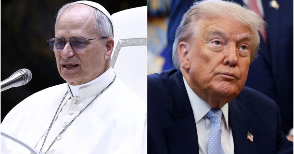Trump ataca papa Leão XIV e condena programa nuclear iraniano