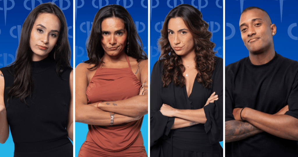 "Casa do Patrão": JP, Luiza, Morena e Nikita estão no terceiro Tá Na Reta