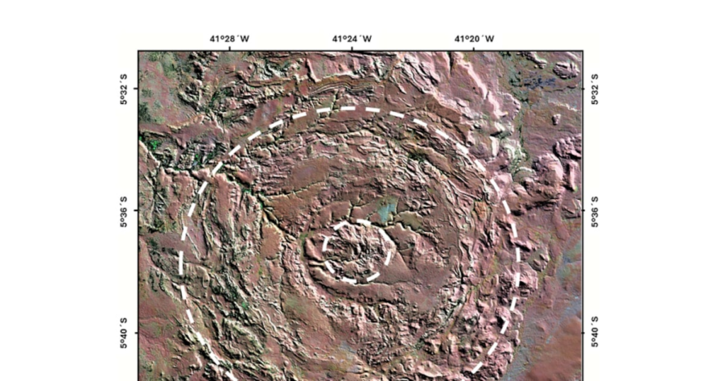Impacto de meteorito formou cratera de 21 km no Piauí, a 2ª maior da América do Sul, diz estudo