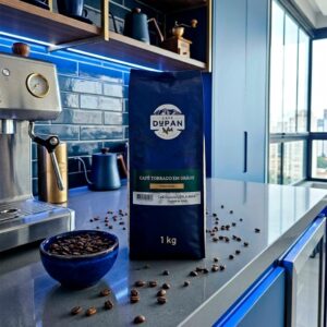 Café Dupan 100% Arábica Torrado em Grãos - 1kg - Grãos Selecionados, Aromático e Fresco (1Kg, Torra Média)
