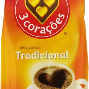 3 Corações Café Torrado E Moído Tradicional Pacote 500G