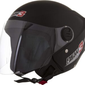 CAPACETE ABERTO PRO TORK NEW LIBERTY 3 SOLID PRETO FOSCO TAM. 58