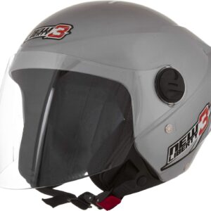 CAPACETE ABERTO PRO TORK NEW LIBERTY 3 SOLID PRATA TAM. 58