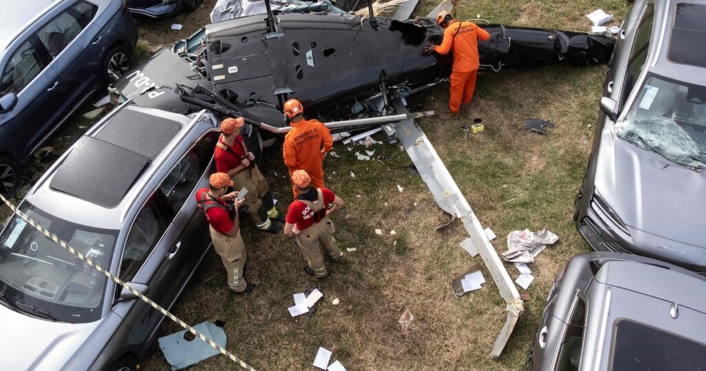 Helicóptero envolvido em acidente com 6 mortes no Rio foi autuado em 2025