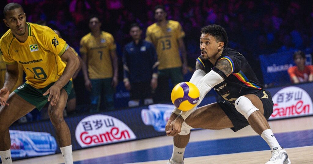 Brasil perde para a Polônia e fica perto da eliminação na Liga das Nações Masculina de Vôlei