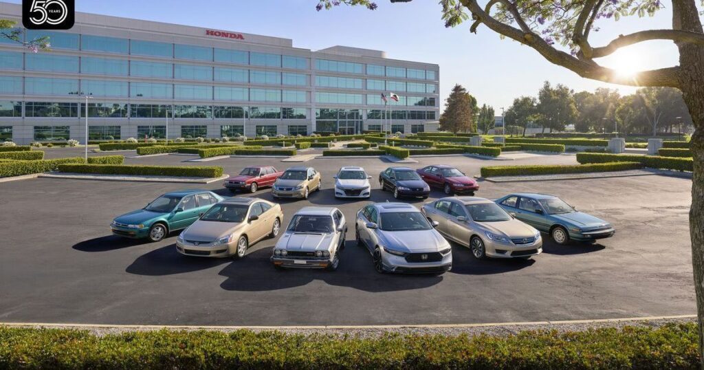 Honda Accord celebra 50 anos e acumula mais de 15 milhões de unidades