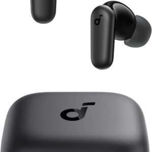 soundcore P30i da Anker, ANC Fone de Ouvido Bluetooth 5.4 Sem Fio, TWS | 45H, com Cancelamento de Ruído Adaptativo, Graves Poderosos, Estojo 2-em-1 com Suporte para Celular, IP54, Fone Gamer TWS