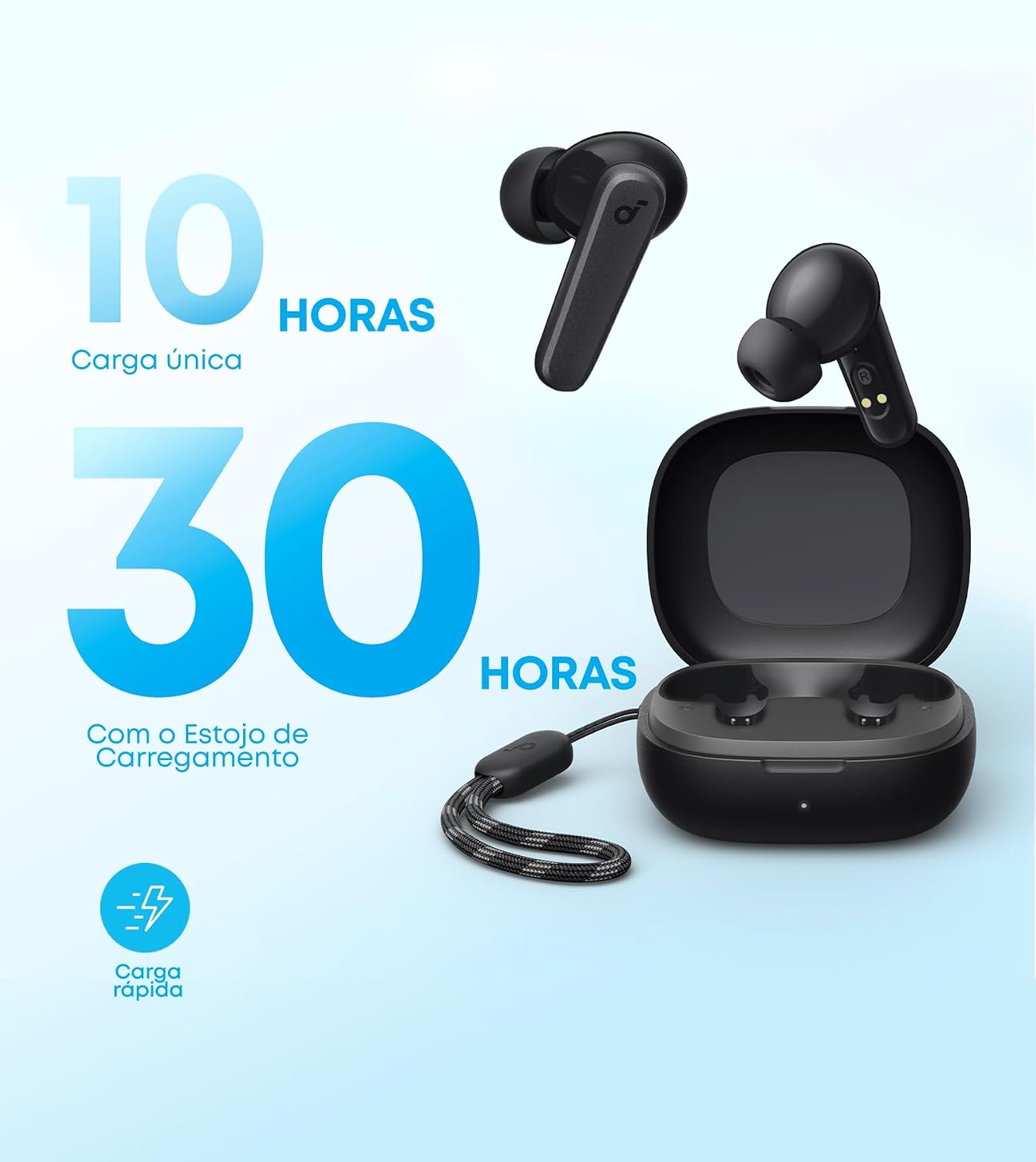 soundcore P20i da Anker, Fone de Ouvido Bluetooth 5.3 Sem Fio, 2 Mics IA - Imagem 4