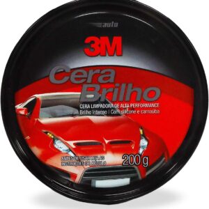 3M Auto, Cera Brilho Intenso, com Silicone e Carnaúba, Alta Performance, Creme