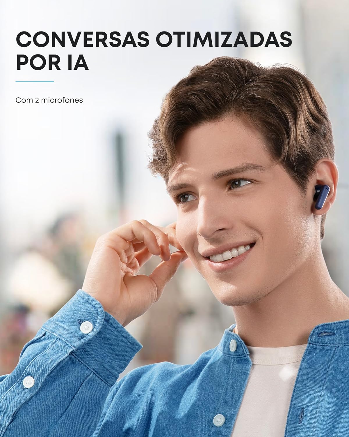 soundcore P20i da Anker, Fone de Ouvido Bluetooth 5.3 Sem Fio, 2 Mics IA - Imagem 6