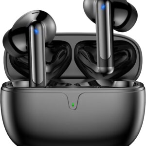 Fones Bluetooth 5.3 com 42H de Bateria, Graves Profundos e IPX5 Preto