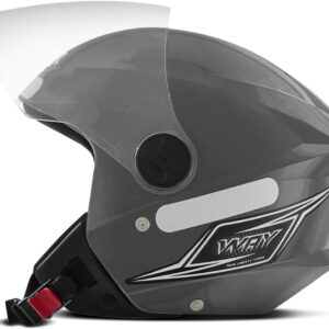 Capacete Mixs Way Aberto 60 Prata