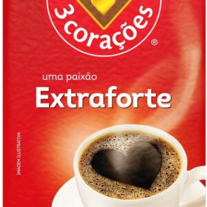 3 Corações Café Torrado E Moído Extra Forte À Vácuo 250G